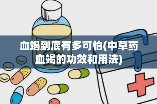 血竭到底有多可怕(中草药血竭的功效和用法)