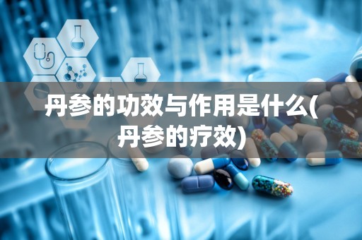 丹参的功效与作用是什么(丹参的疗效)