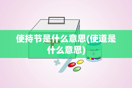 使持节是什么意思(使道是什么意思)